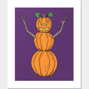 Pumpkin Man Posters and Art